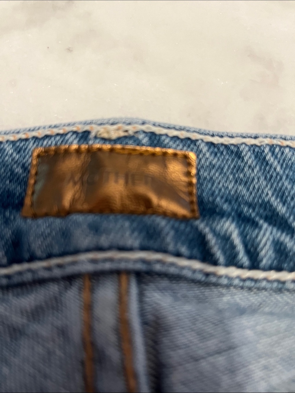 MOTHER Women's Light Wash Flare Jeans - Picture 2 of 3